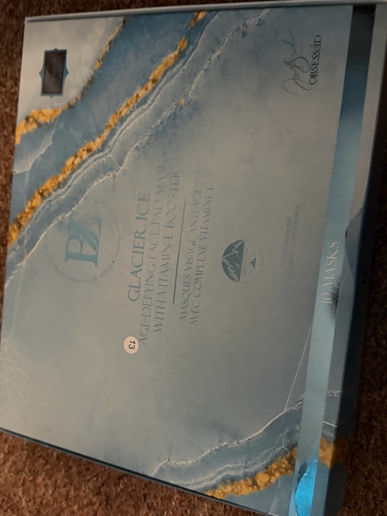 Other - Glacier Ice Vitamin Boost Women’s Face Mask - Blue